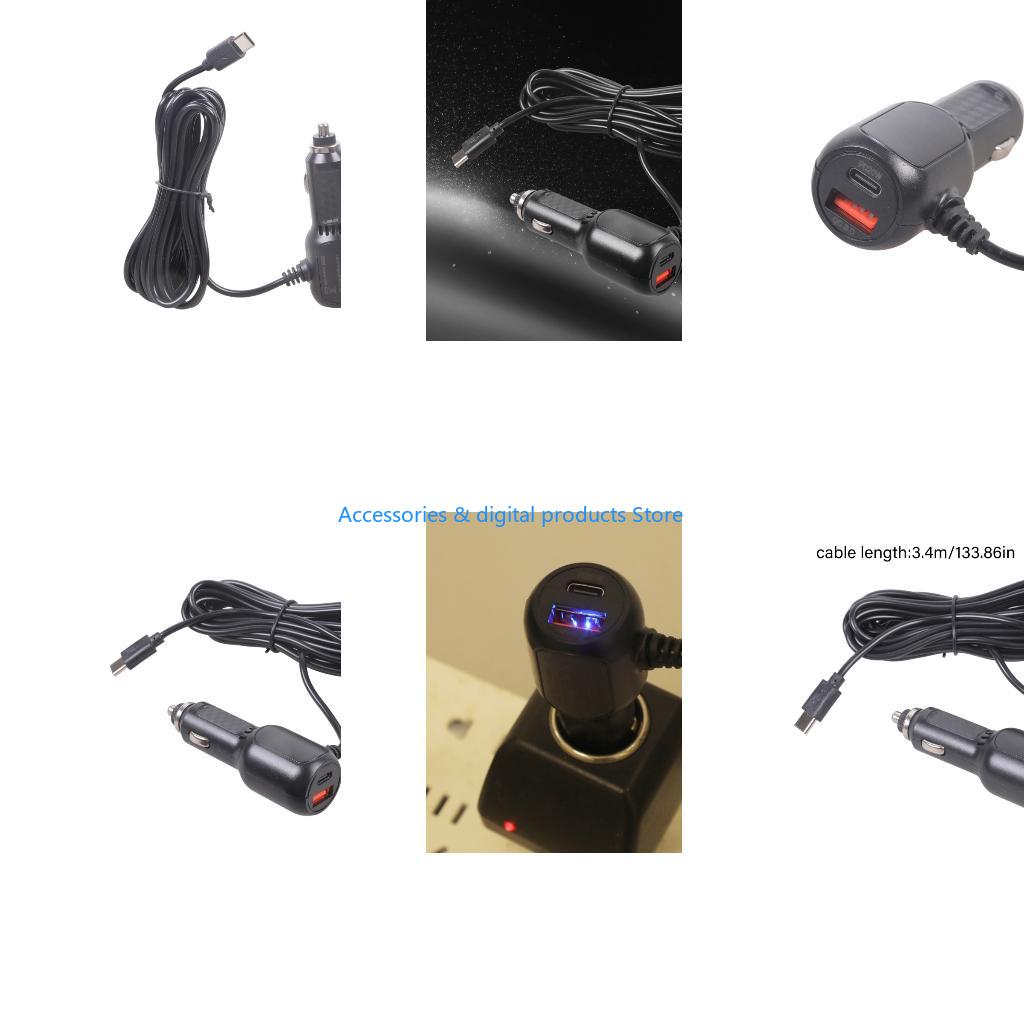 Gaming Console In Car - 77JD Small Car Adapter PD20W USB18W