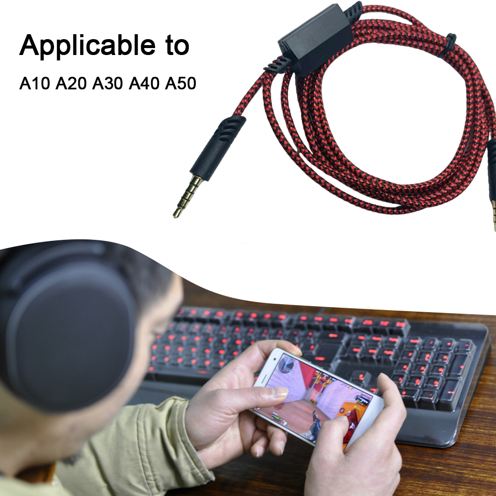 Audio Cable Inline Mute Cord f - Gaming Console Headset ulasan dan harga
