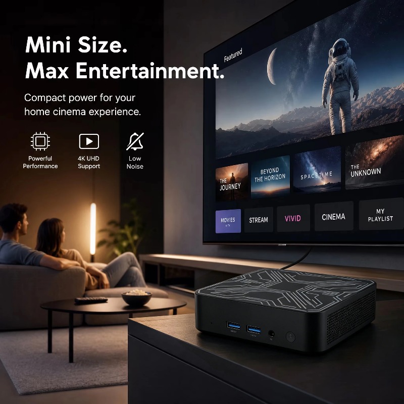2026 New Mini PC Portable Inte - Gaming Console Mini ulasan dan harga