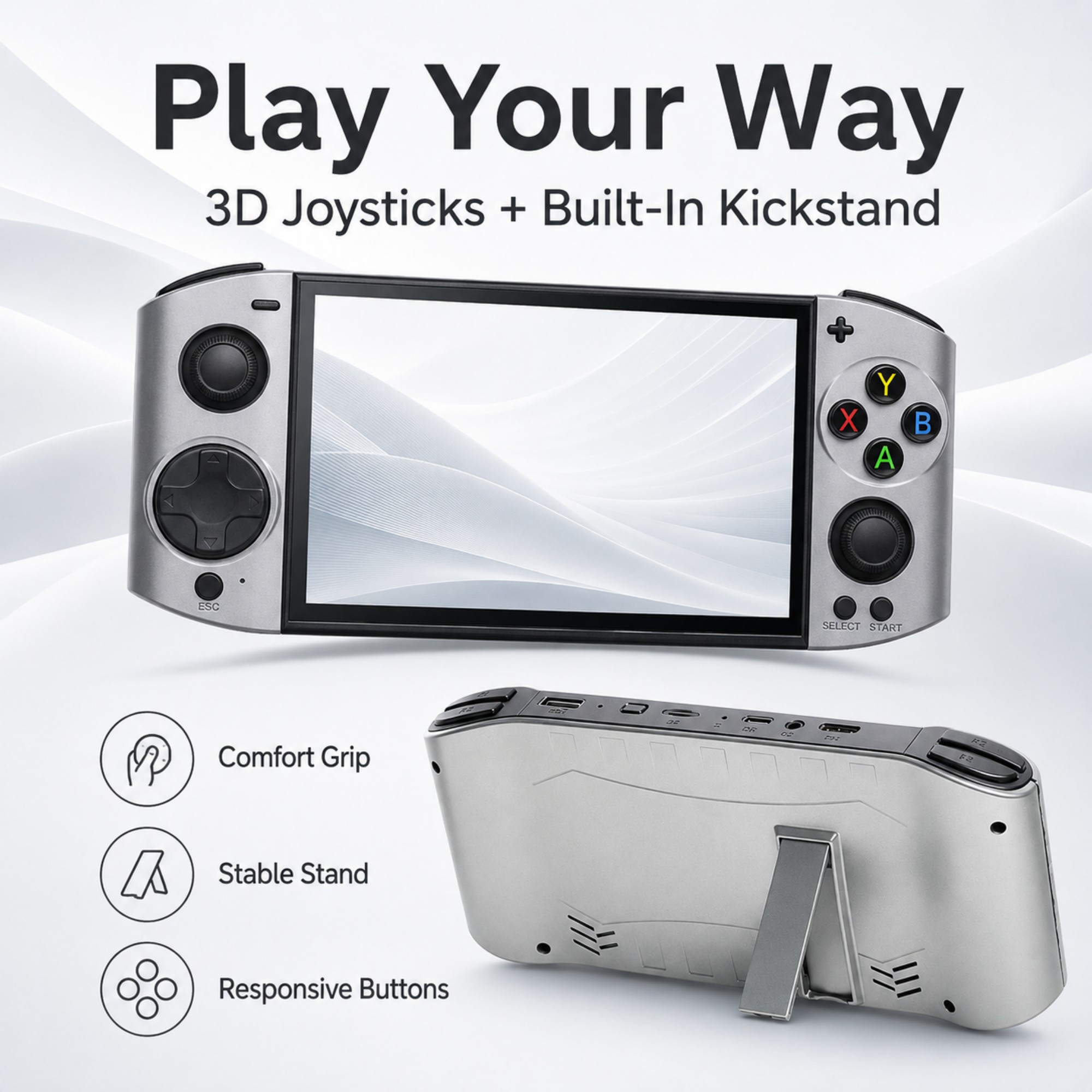 09 Ultra 5.1 Inch OLED Handhel - Gaming Console Os ulasan dan harga
