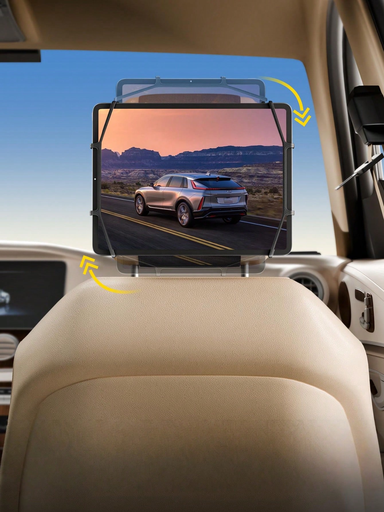 Car Headrest Tablet Holder – 3 - Gaming Console In Car ulasan dan harga