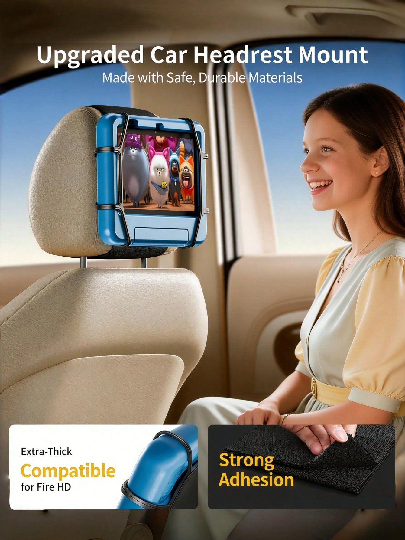 Car Headrest Tablet Holder – 3 - Gaming Console In Car ulasan dan harga