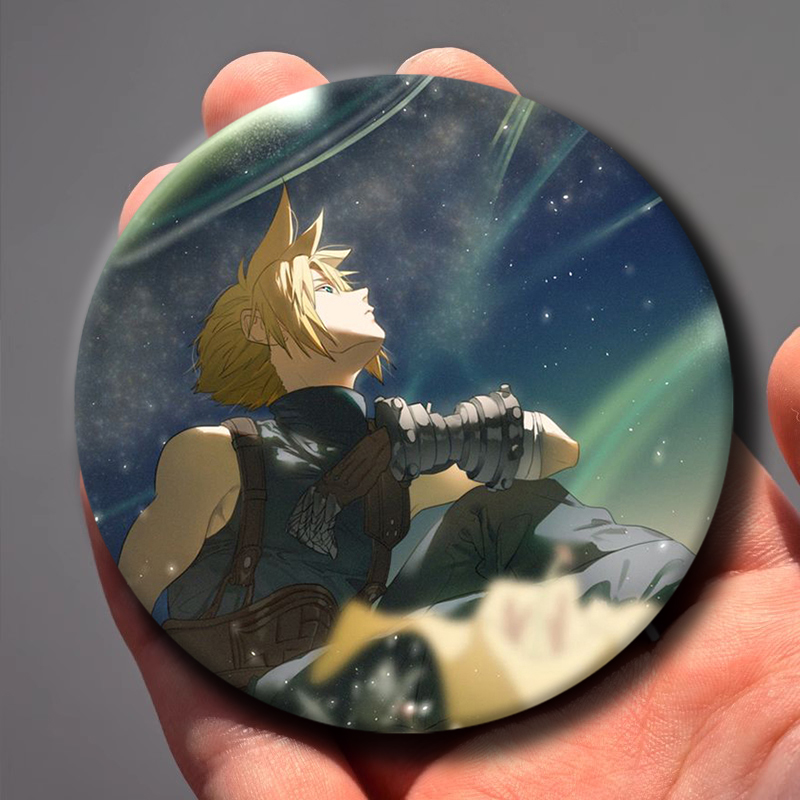 Final Fantasy VII Badge Cloud  - Gaming Console Cloud ulasan dan harga