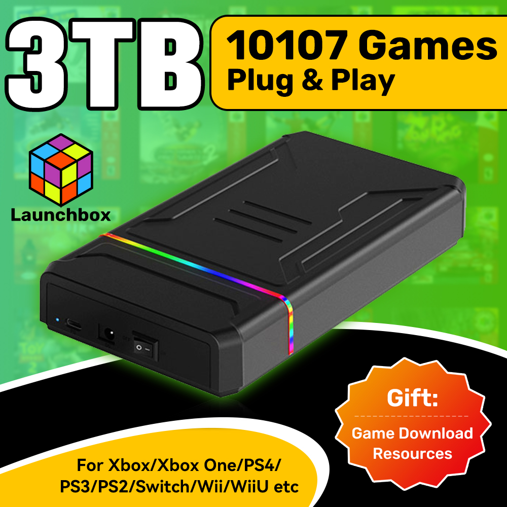 3T Gaming HDD Launchbox OS Ret - Gaming Console Os ulasan dan harga