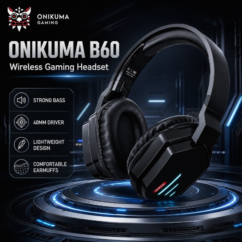ONIKUMA B60 Wireless Gaming St - Gaming Console Amazon ulasan dan harga