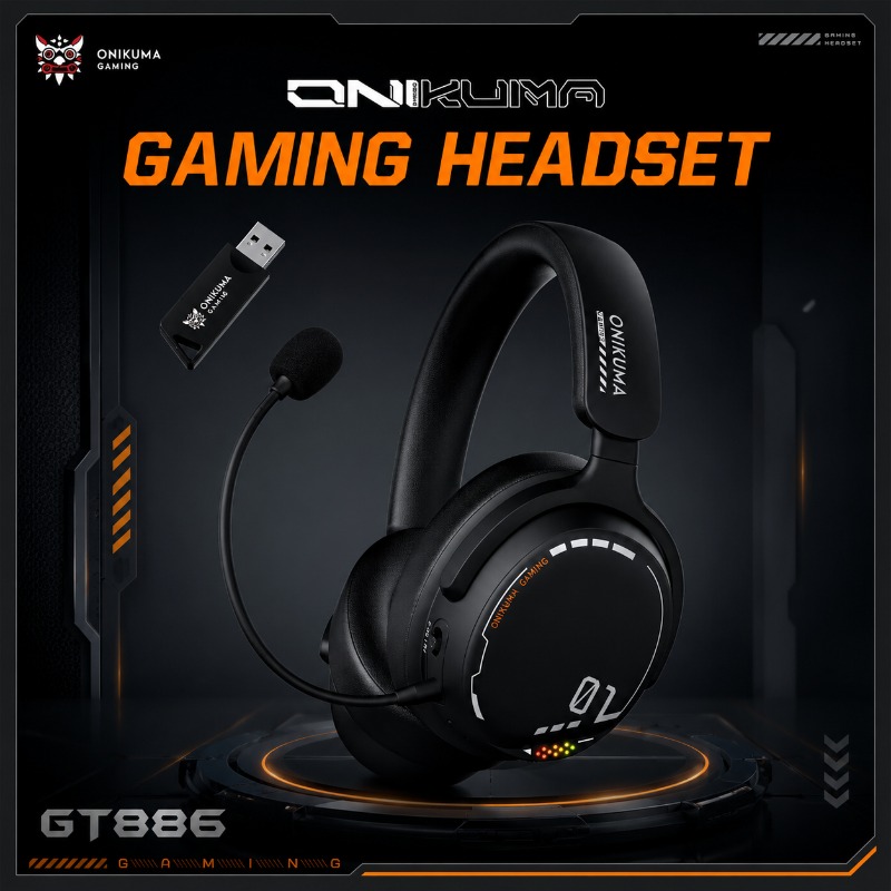 ONIKUMA GT886 Gaming Headset W - Gaming Console Apple ulasan dan harga