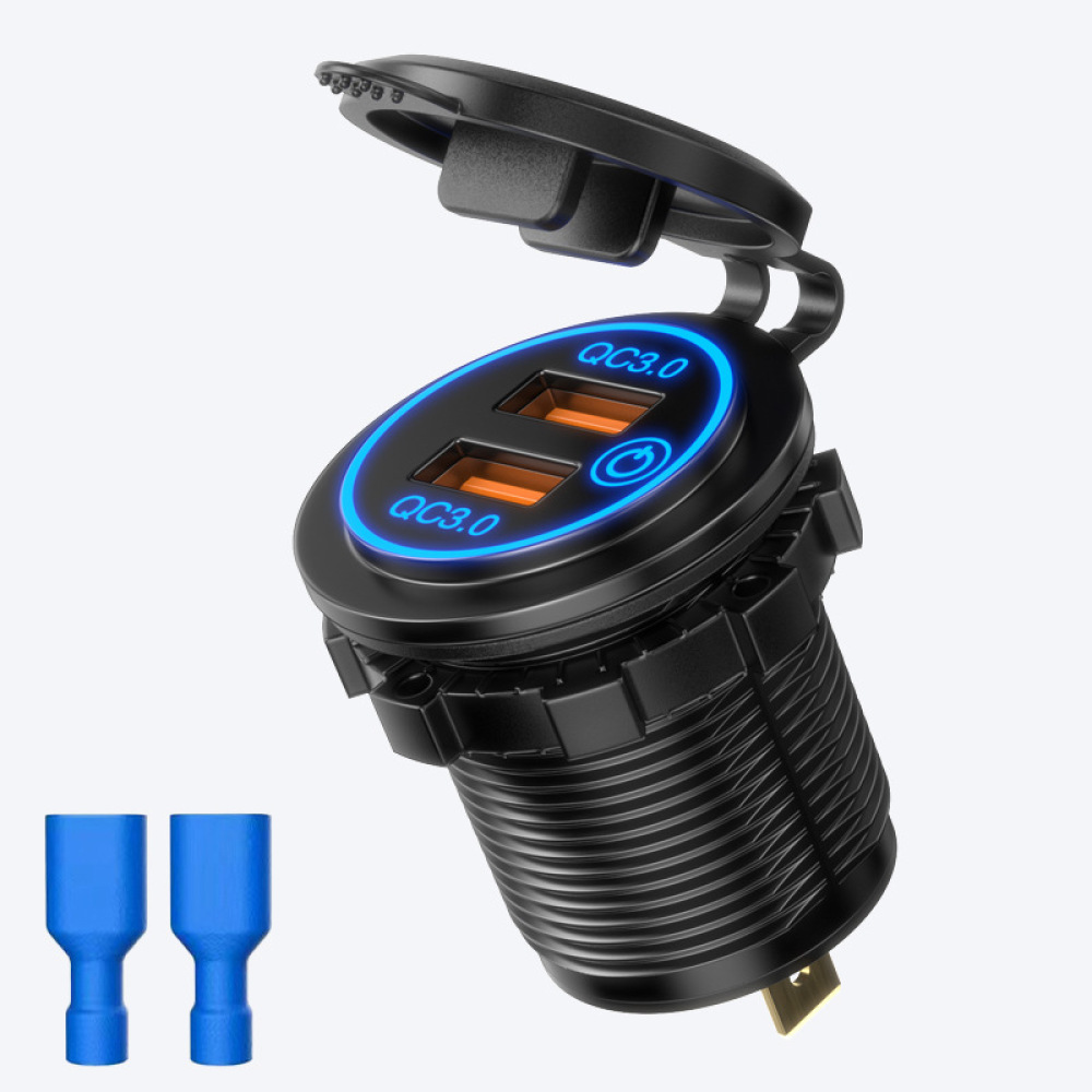 Dual USB Motorcycle Charger PD - Gaming Console In Car ulasan dan harga