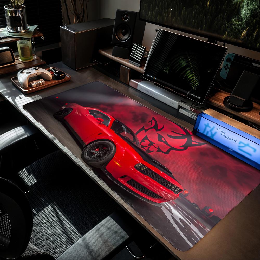 D-DodgeS Car Cool Mouse Pad XX - Gaming Console In Car ulasan dan harga