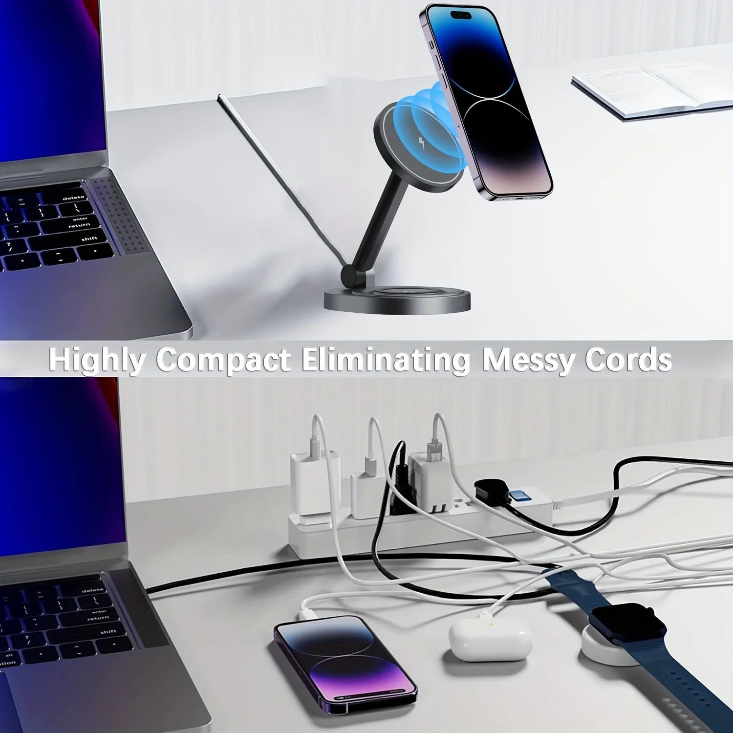 2 In 1 Magnetic Wireless Charg - Controller Charging Dock ulasan dan harga