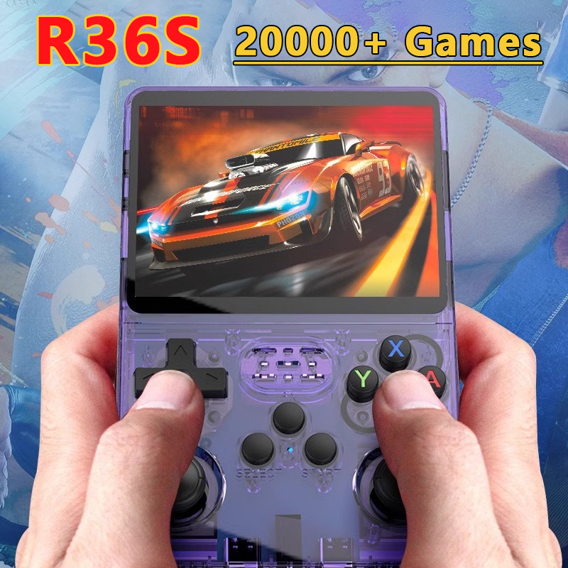 NEW R36S Retro Handheld Game C - Gaming Console Os ulasan dan harga