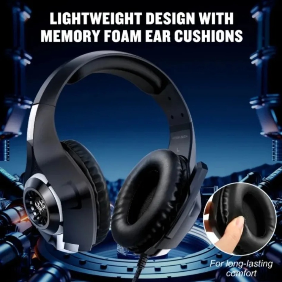 PC Gaming Headset with Mic RGB - Gaming Console Headset ulasan dan harga