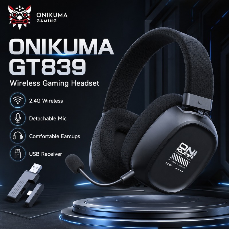 ONIKUMA GT839 Gaming Headset W - Gaming Console Apple ulasan dan harga